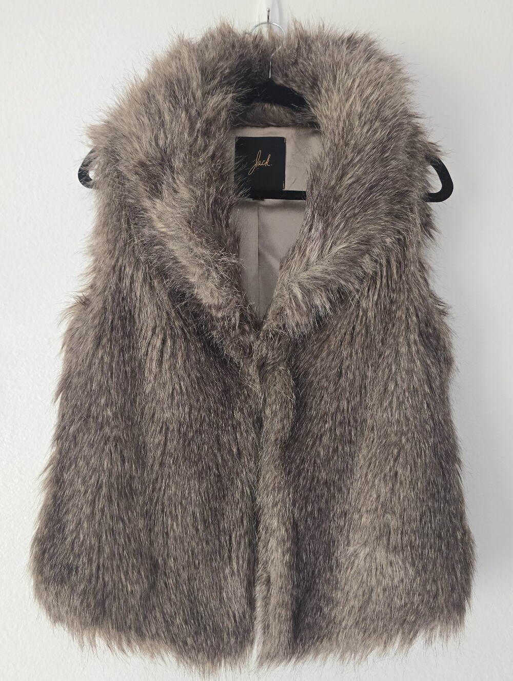 Faux Fur Vest - Neutral Brown Cozy Layer